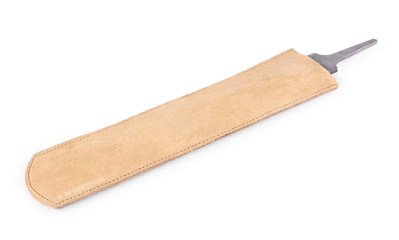 Farrier rasp leather sleeve