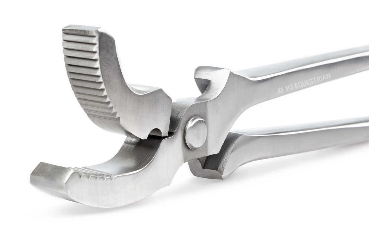 GE Curved Jaw Clinchers close up