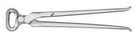 3P Half Round Hoof Nippers
