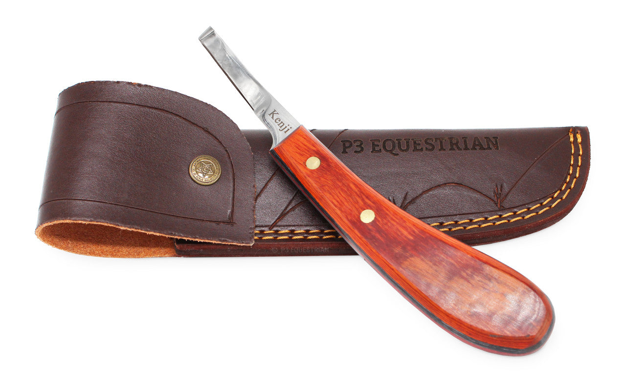 Kenji knife hoof with free leather pouch