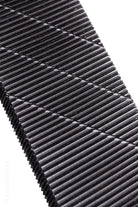 Close up showing teeth pattern of the Bassoli Blade black farrier rasp