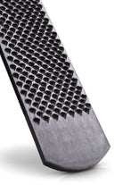 Tooth pattern showing the very sharp Bassoli farrier rasp