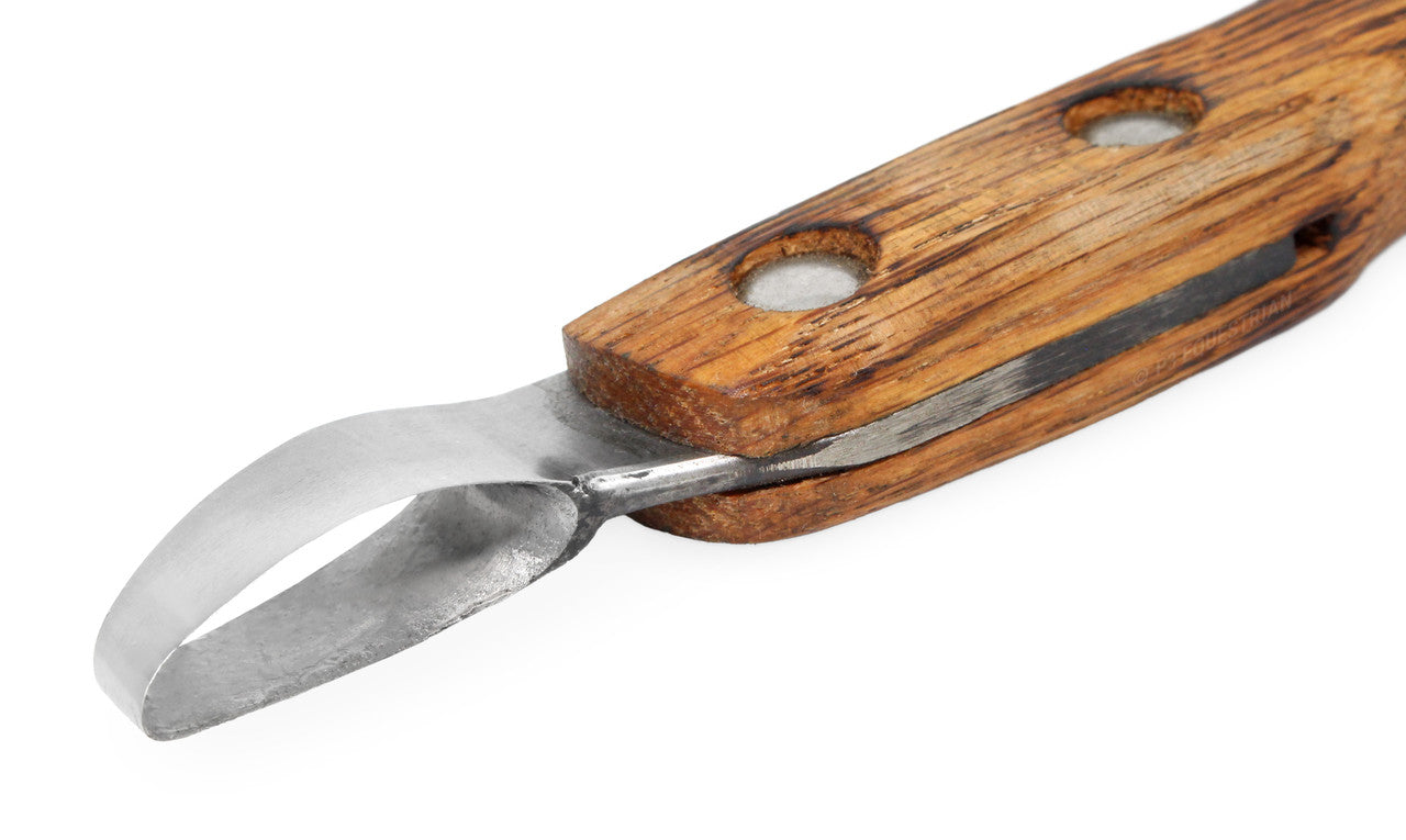 Dusky Forge E Loop Knife close up