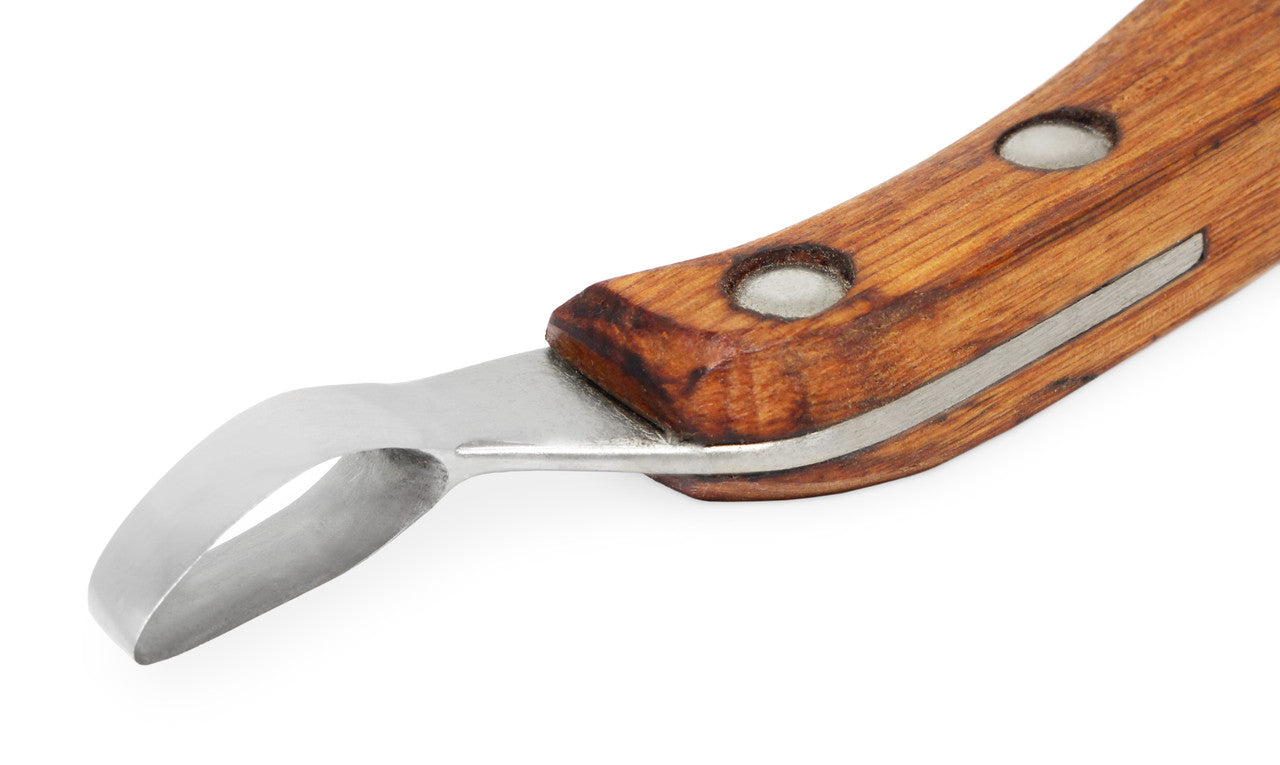 Dusky Forge F Loop Knife close up