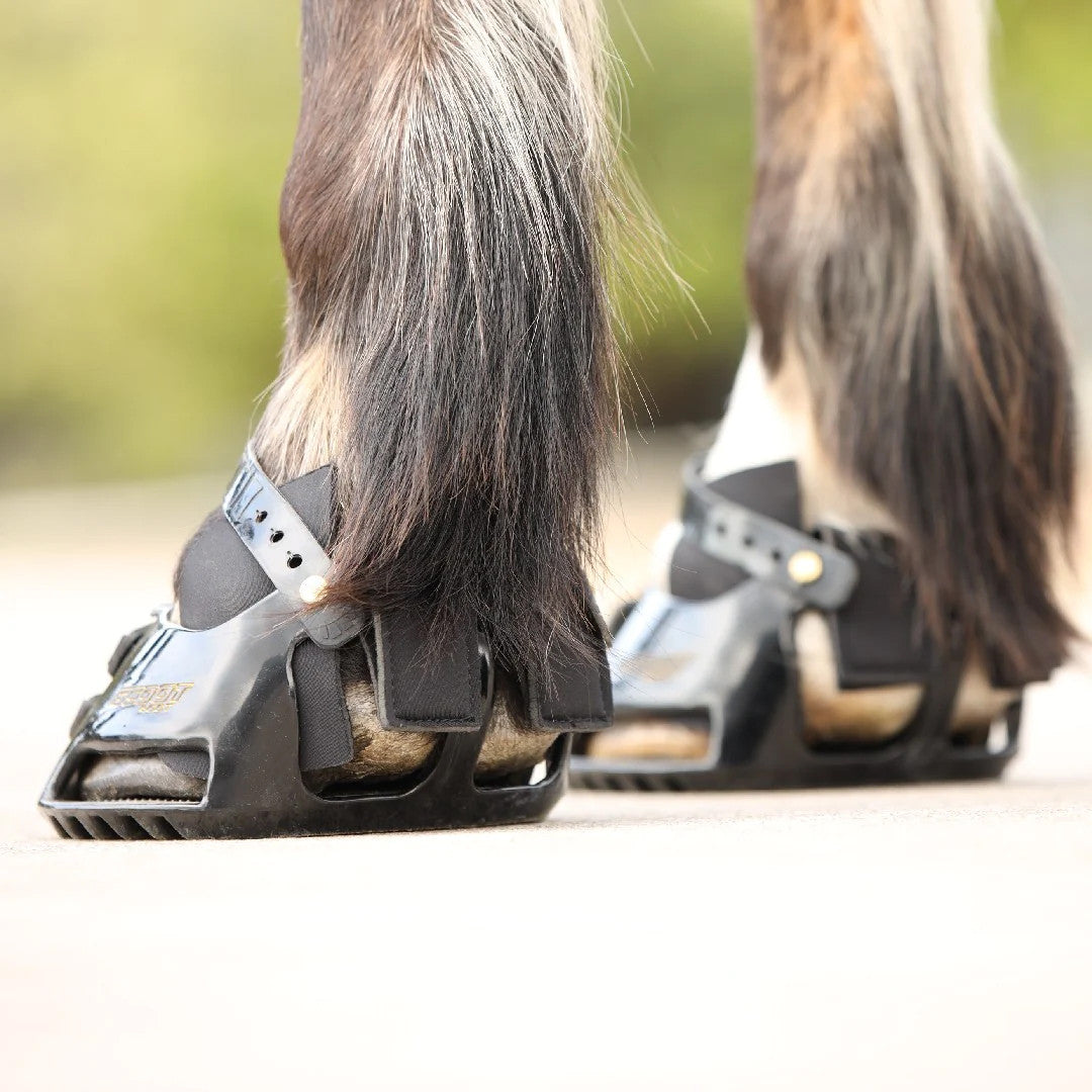 Scoot Hybrid gaiters on boot