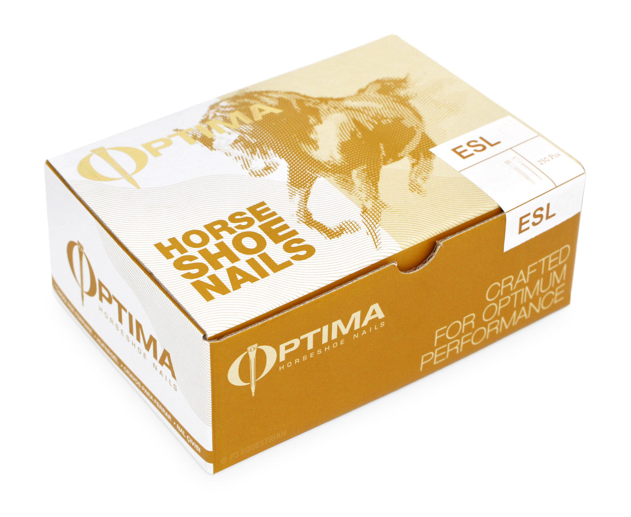 Optima Slim Horseshoe Nails Box
