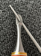 Paul Mitchell knife sharpener in use