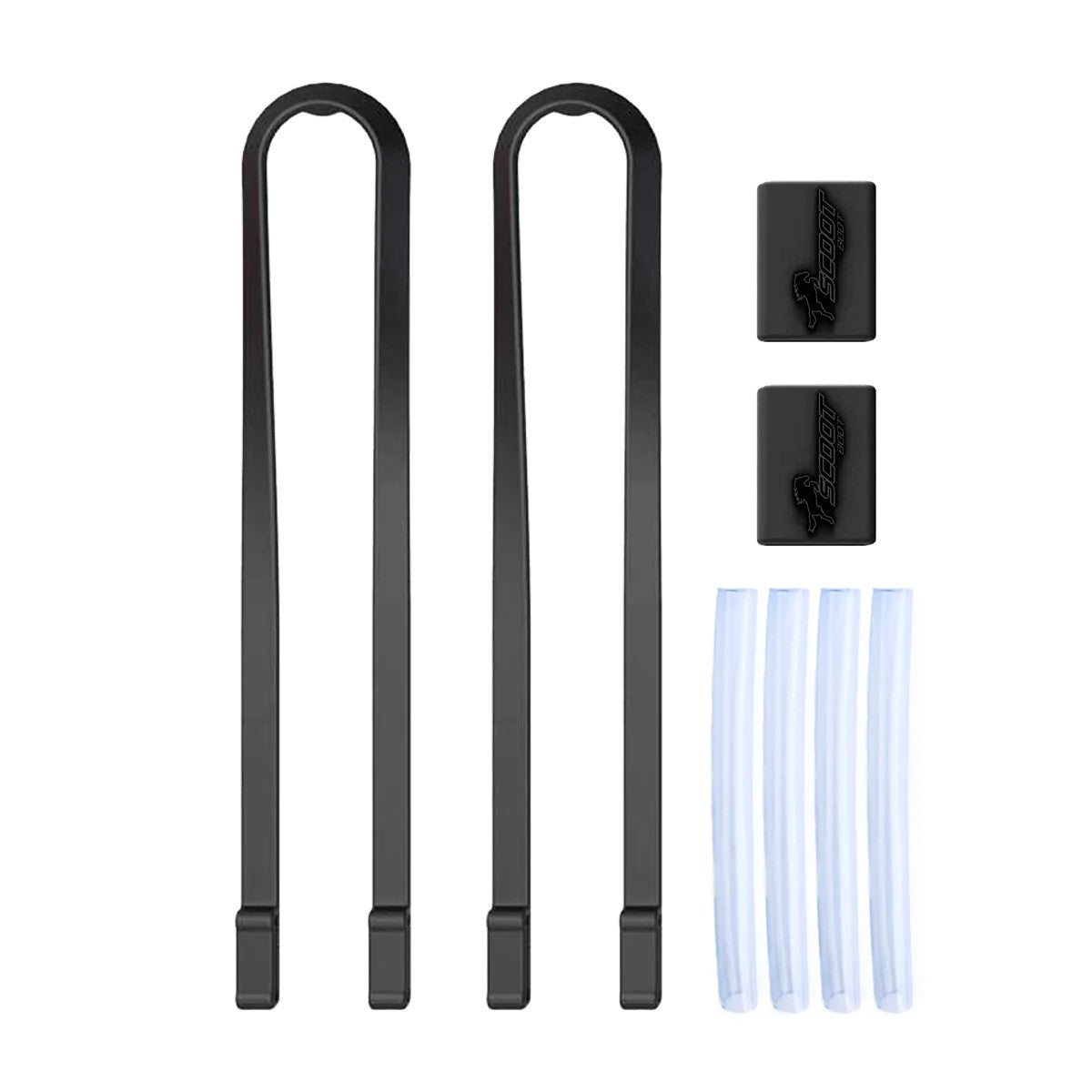 Scoot Boot Mud Straps pack contents