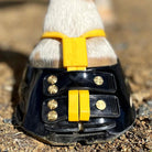 Mud Straps with Collar on Scoot Boot  Marigold