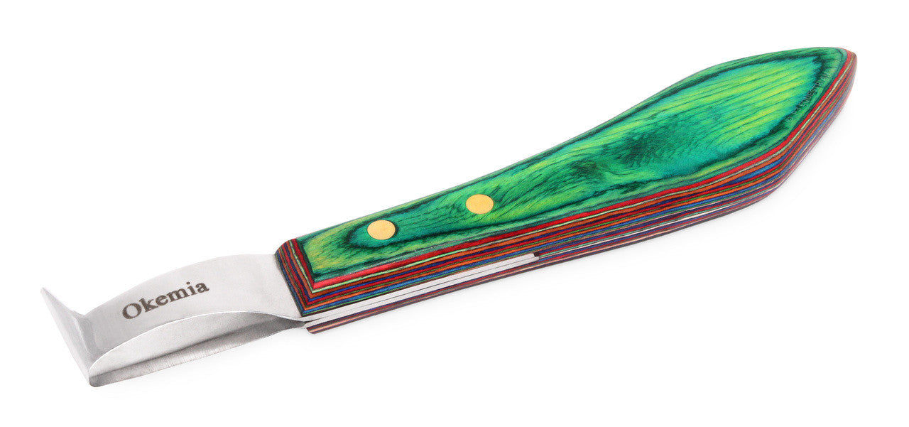 Okemia loop knife with pick