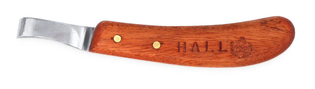 Hall drop blade farrier knife RH