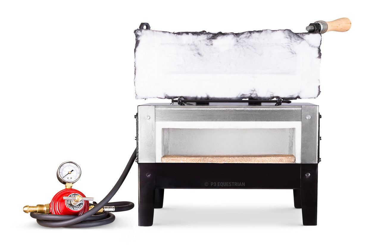 NC Tool Whisper Momma farrier forge with gauge and regulator