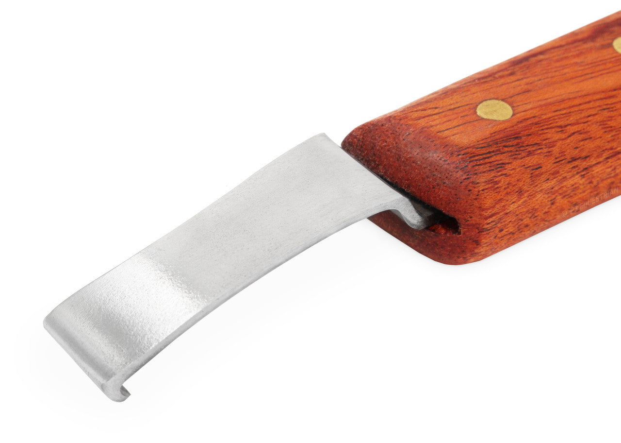 Hall drop blade farrier knife RH