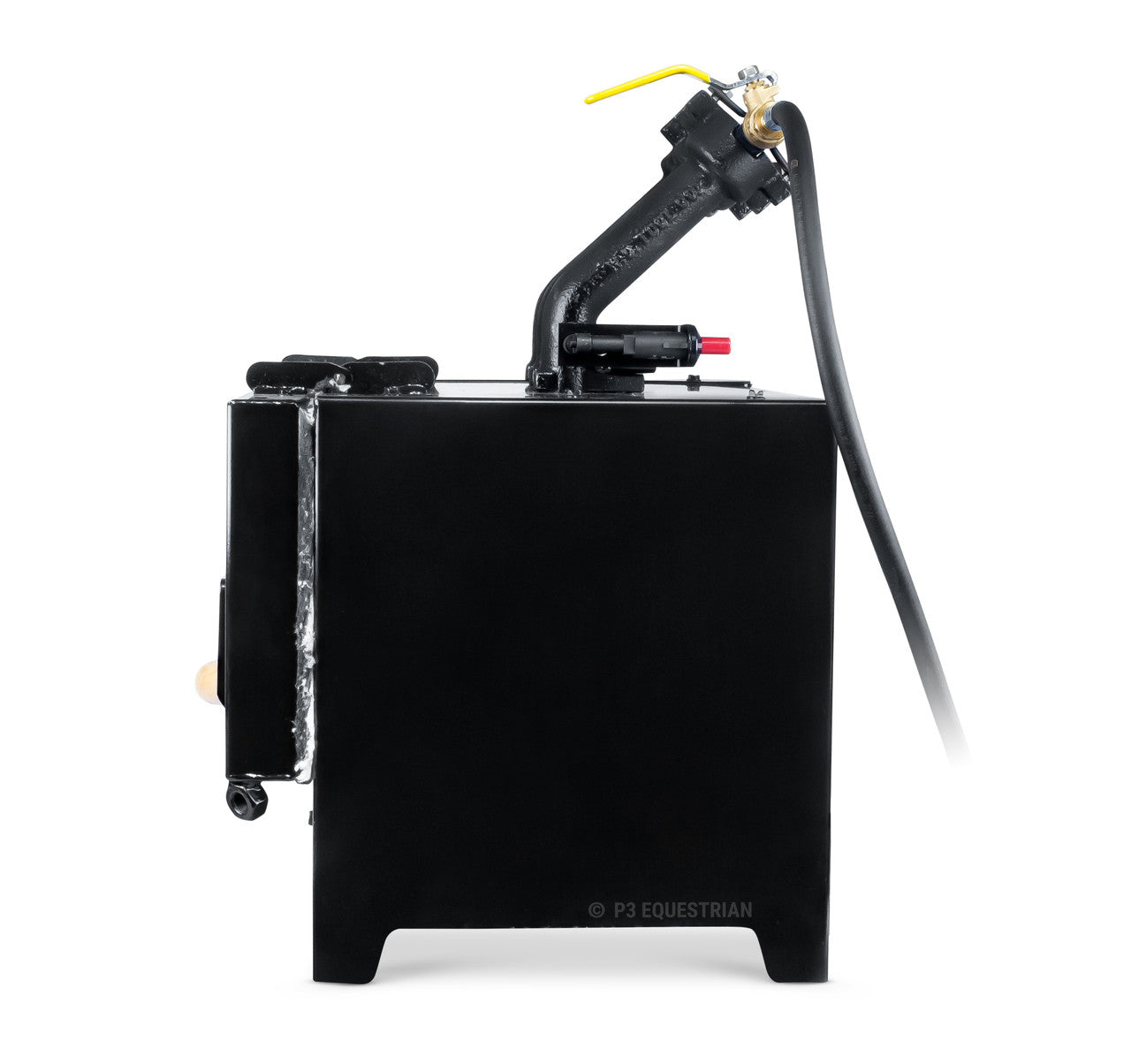 NC Whisper Daddy 3 burner farrier forge with open front port and rare barstock door (side view)