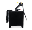 NC Whisper Daddy 3 burner farrier forge with open front port and rare barstock door (side view)