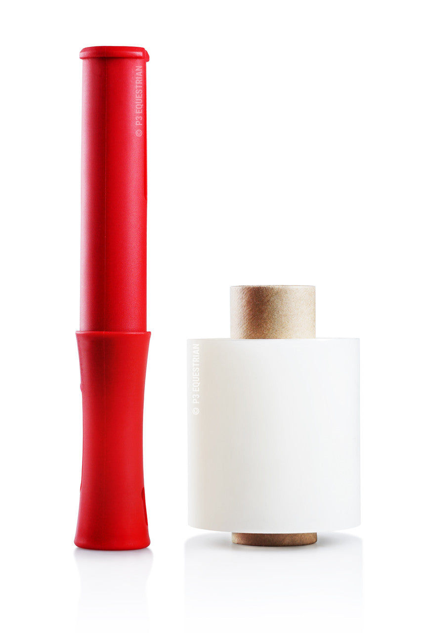 Hoof stretch wrap and handle