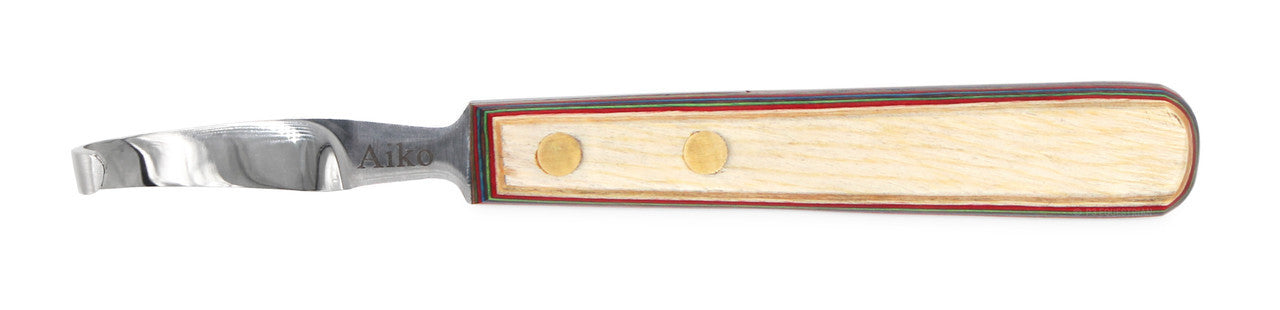 Aiko Straight Blade Knife close up