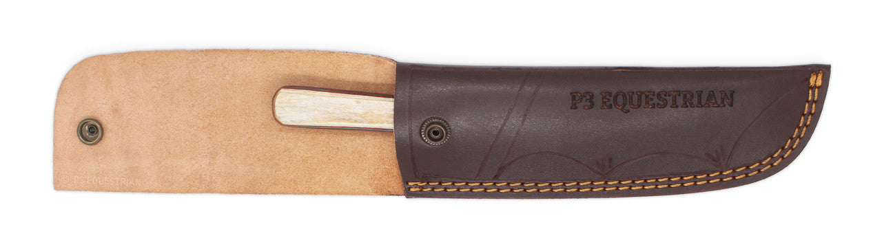 Aiko Knife with Free Leather Knife Pouch open