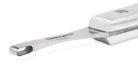 Shirogane abscess loop knife with aluminium handle close up