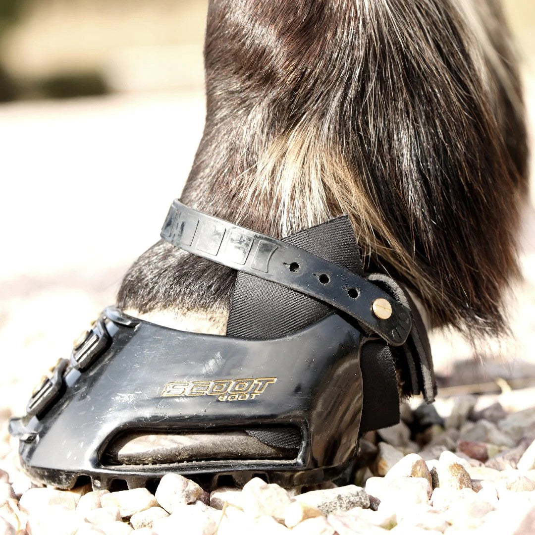 Hybrid gaiters on boot