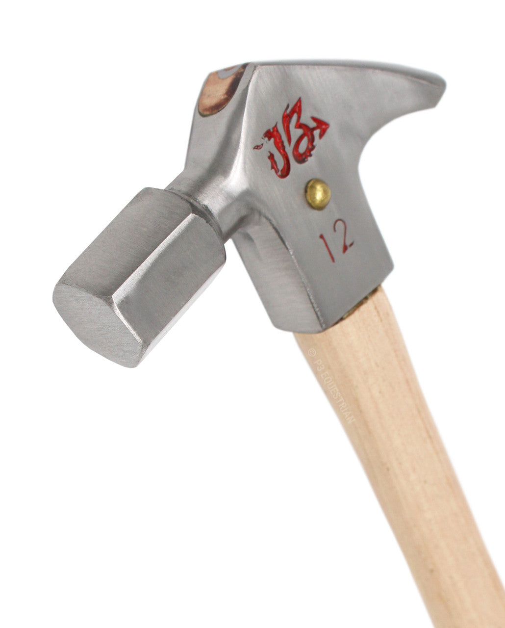Jim Blurton nailing on hammer