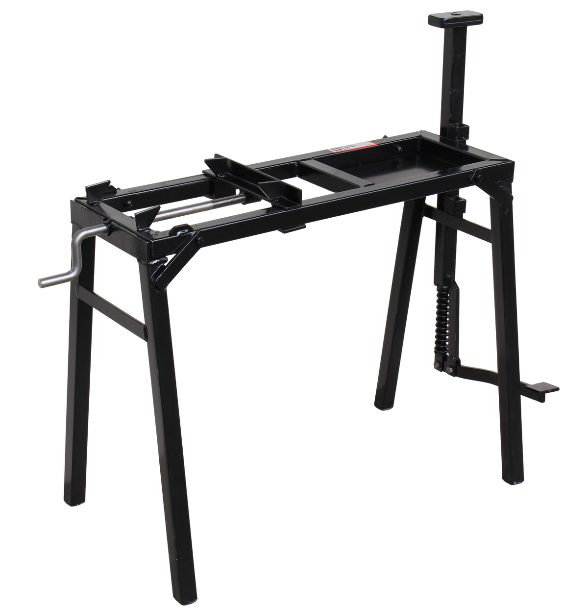 Portable anvil stand with vice - folding legs