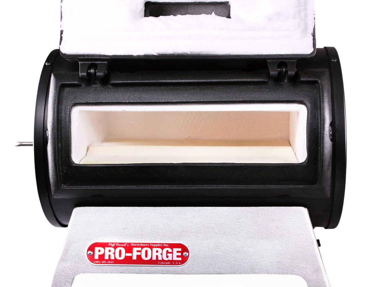 Pro Forge PF200 firebox close up