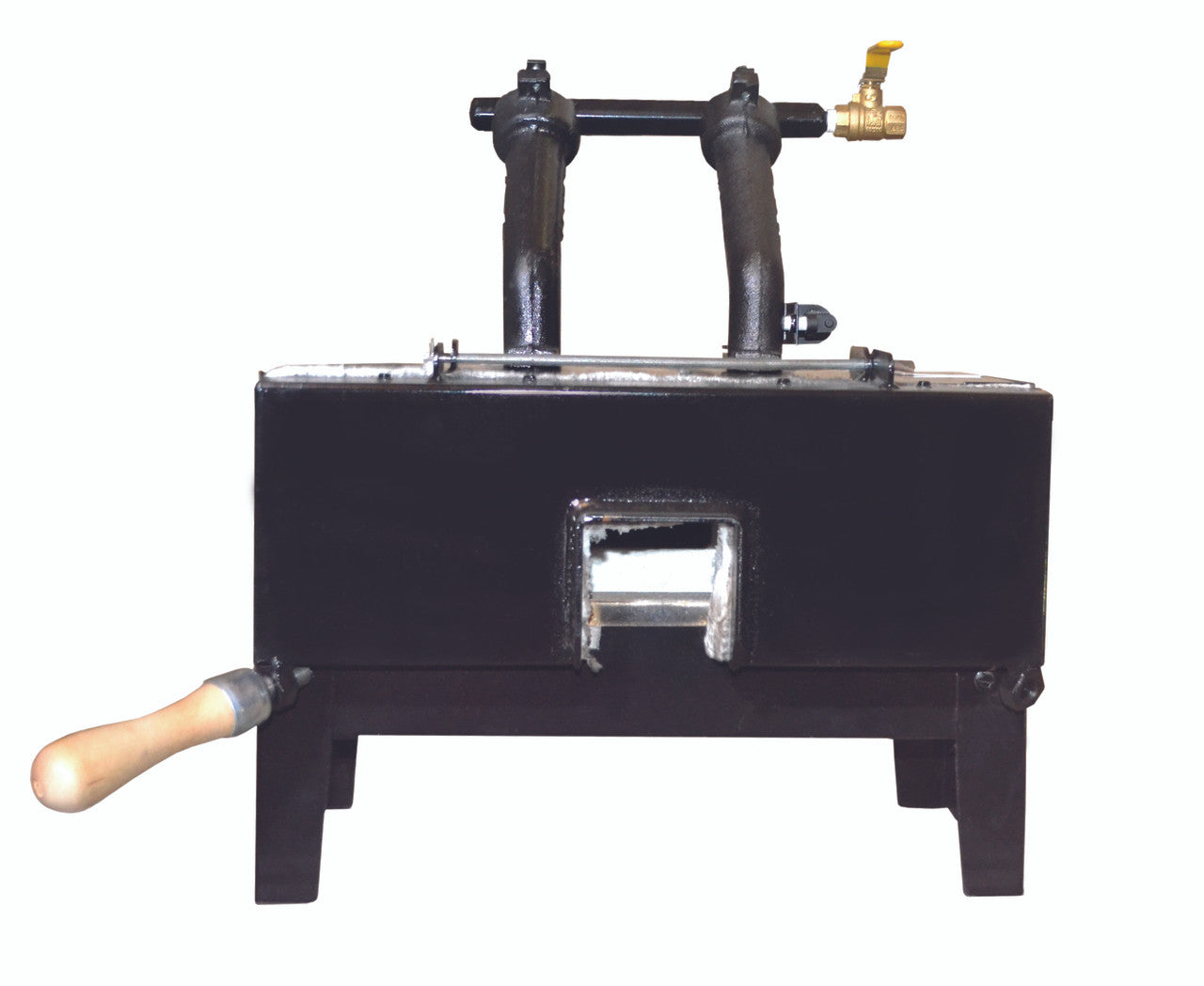 NC Whisper Momma farrier forge with rear barstock door