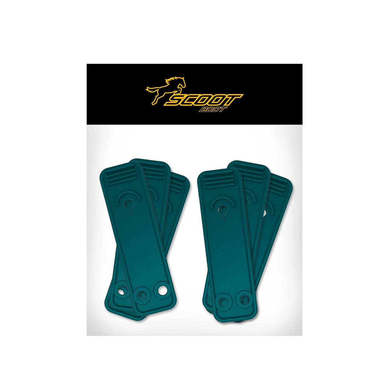 Scoot Boot Front Strap in emerald