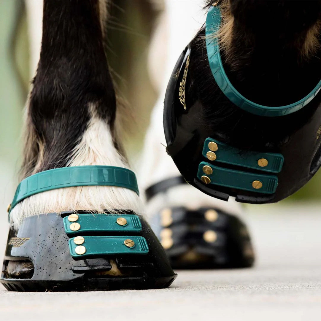 Scoot Boot Front Strap in emerald