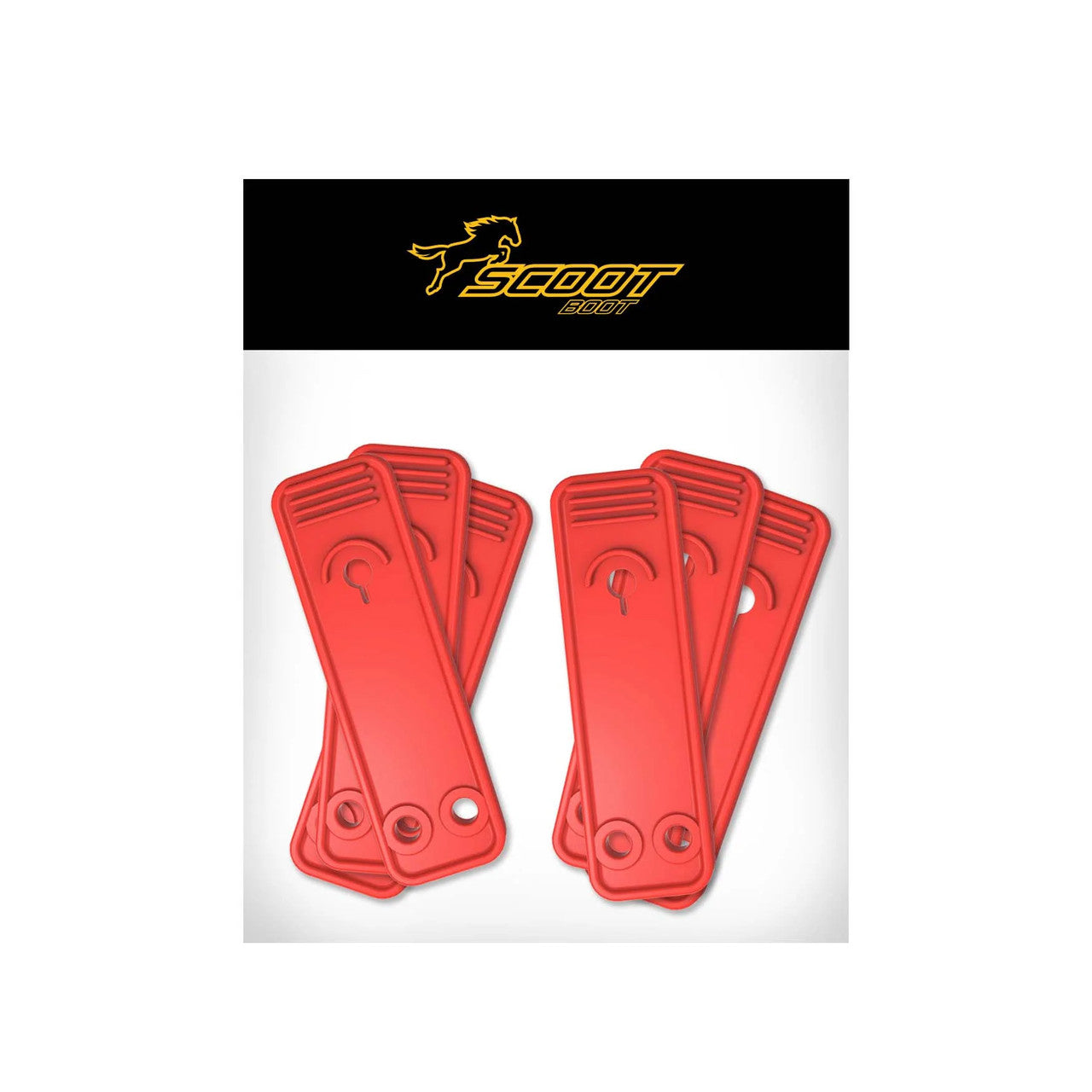 Scoot Boot Front Strap in hibiscus