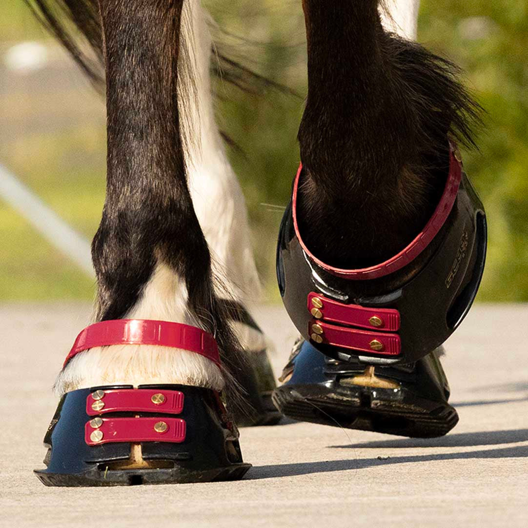 Scoot Boot Front Strap in mulberry